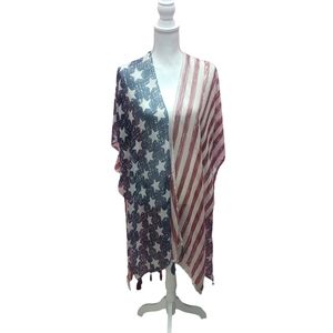 NWT USA/Stars and Stripes Coverup/Kimono